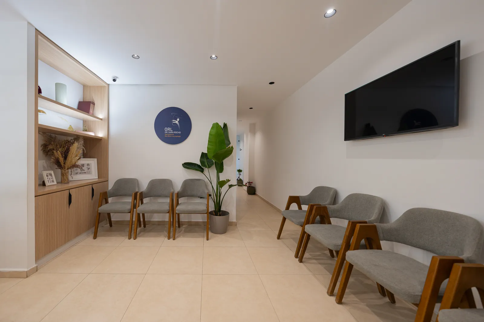 Salle d’attente du Centre Rochd